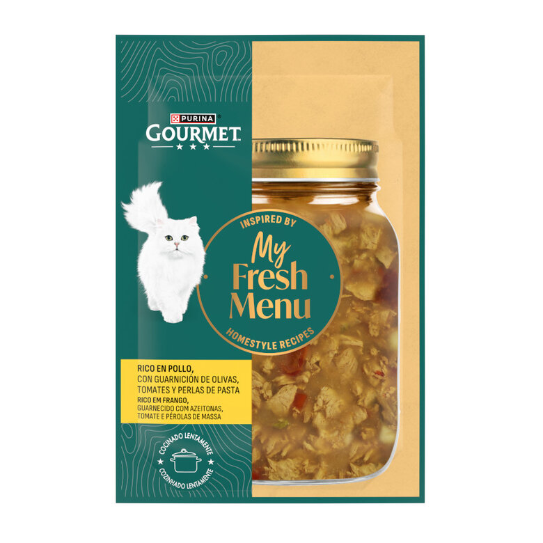 48 sobres x 75 g Gourmet My Fresh Menu Pollo con Verduras sobres para gatos ¡Pack Ahorro!