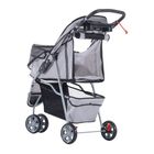 Cochecito plegable PawHut para mascotas color Gris, , large image number null