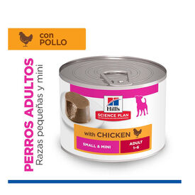 Hill's Science Plan Adult Small y Mini Mousse de Pollo lata para perros