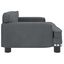 vidaXL Cama para perros de terciopelo gris oscuro 90x53x30 cm, , large indicador imagen numero 7