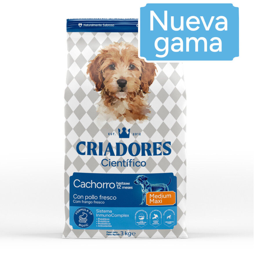 3 kg Criadores Cient&iacute;fico Medium Maxi Pienso Pollo para cachorros, , large Imagen numero 2