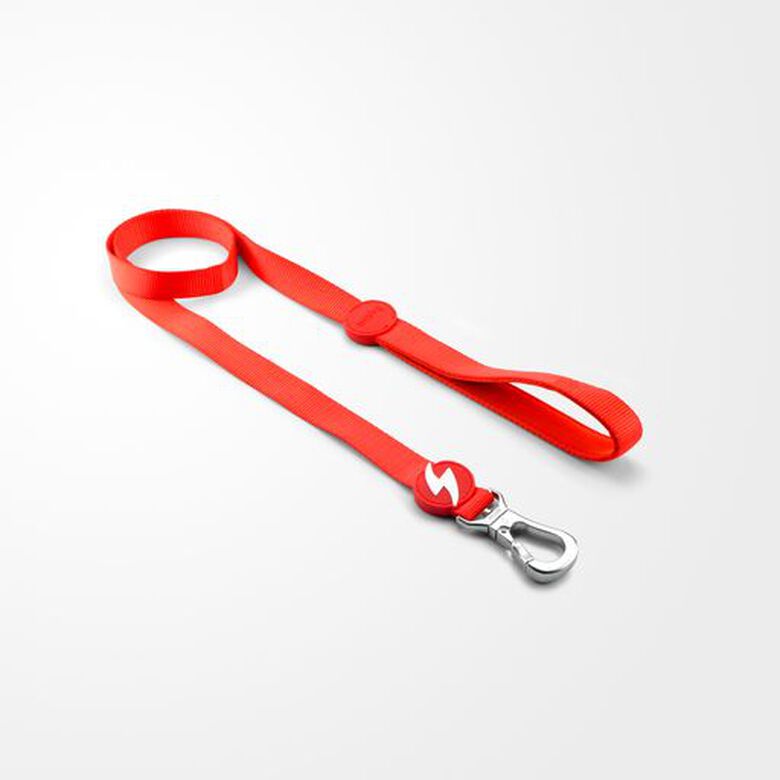 Correa de nylon para perros color Rojo thumbnail