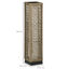 Outsunny Linterna de Jardín de Ratán Sintético Farola Solar con Luces LED Encendido y Apagado Automático para Terraza Balcón Patio 15,5x15,5x69 cm Arena, , large indicador imagen numero 3