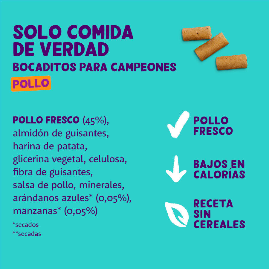 50 g Edgard & Cooper Bocaditos Grande de Pollo para perros, , large Imagen numero 5