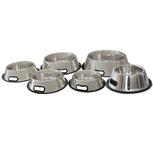 Comedero bebedero inoxidable con asas ANTIDESLIZANTE CON ASAS 400 ML, , large Imagen numero 1