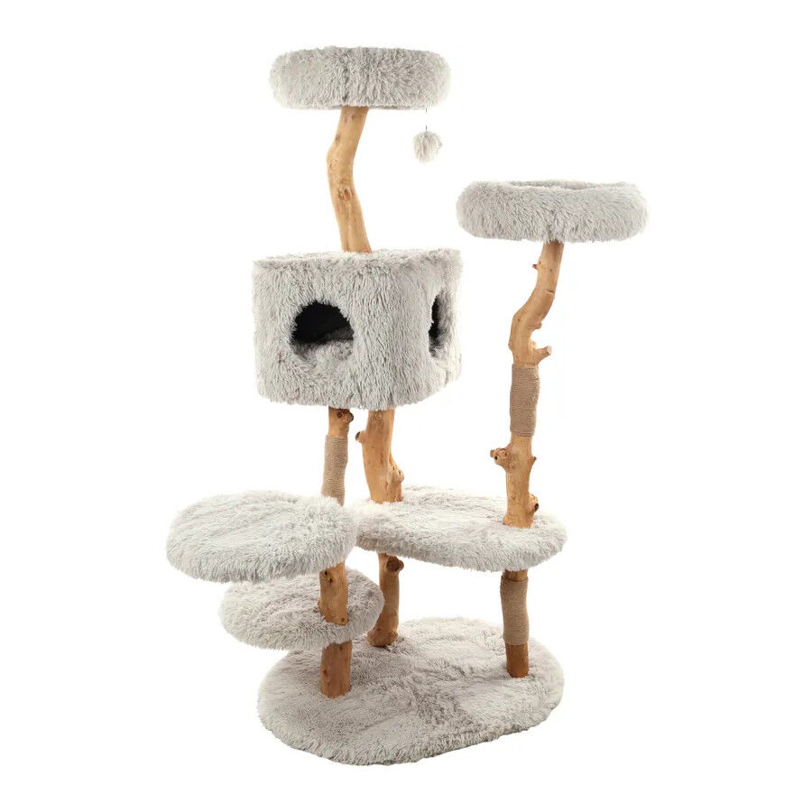 Flamingo Yuna &Aacute;rbol Rascador Gris para gatos, , large Imagen numero 1