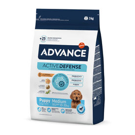 Advance Active Defense Medium Puppy Pollo y Arroz pienso para perros