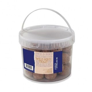 Bote de bolas de sebo para pájaros silvestres sabor Natural