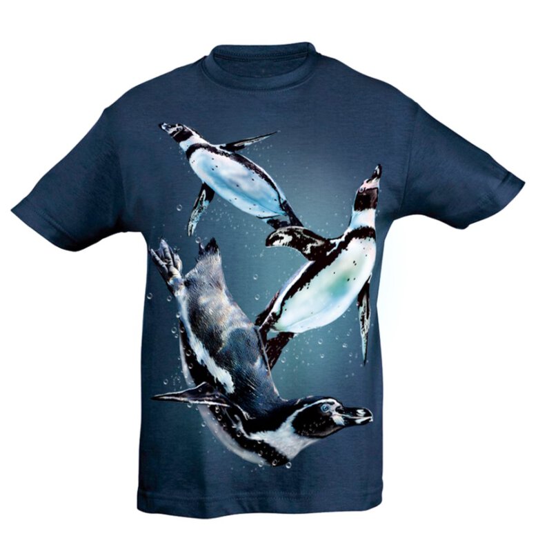 Camiseta Niño Pingüinos de Humboldt color Azul, , large image number null