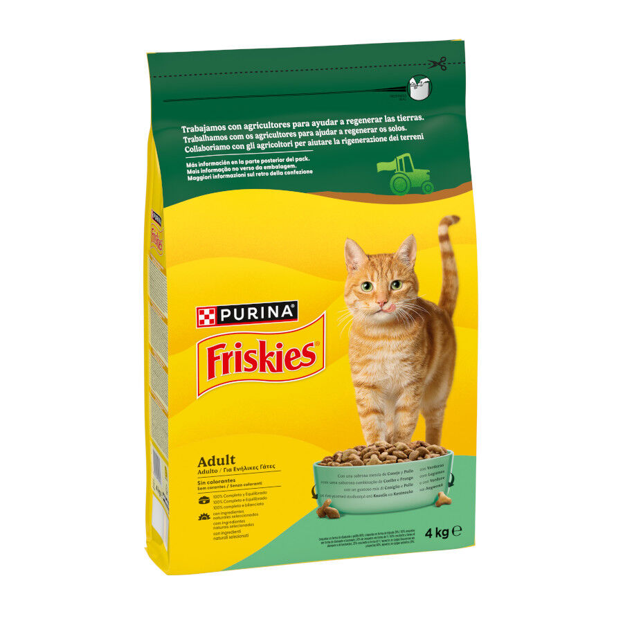 4 kg Friskies Conejo y Pollo pienso para gatos, , large Imagen numero 6