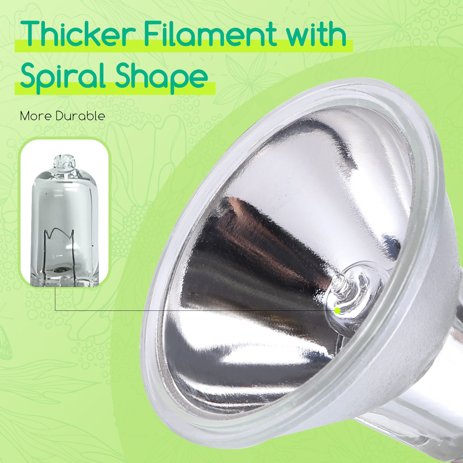 Nobleza Bombilla De Calentamiento De Reptile para terrario thumbnail