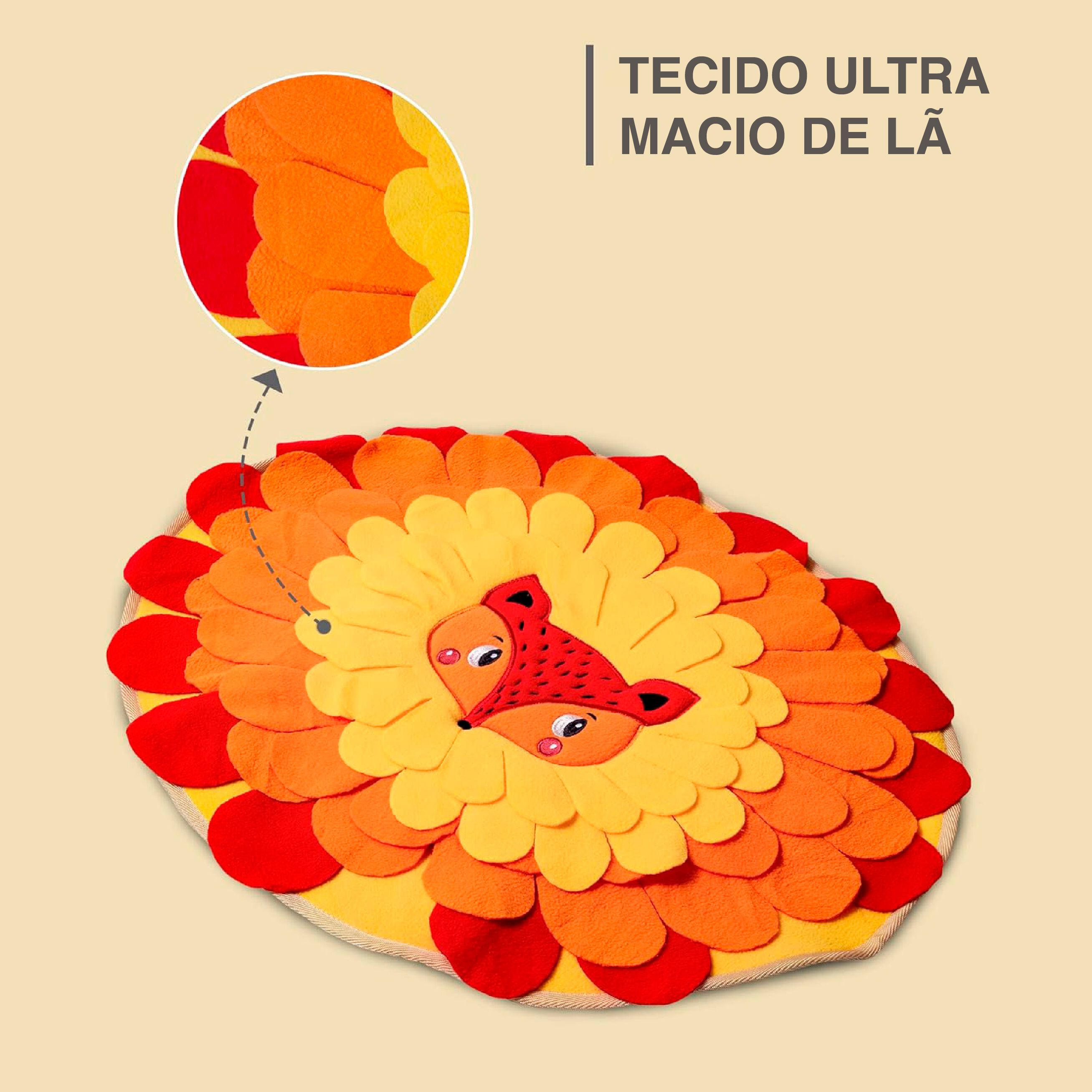 FOFOS | Actividad de Tapete para Olfatear Zorro - Para Perro, , large Imagen numero 5