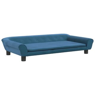 Vida XL Cama Azul en forma de sofá para perros
