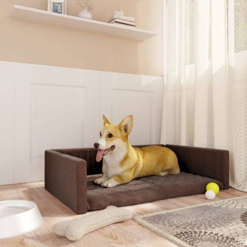 Vidaxl cama de maletero marr&oacute;n para perros, , large Imagen numero 7