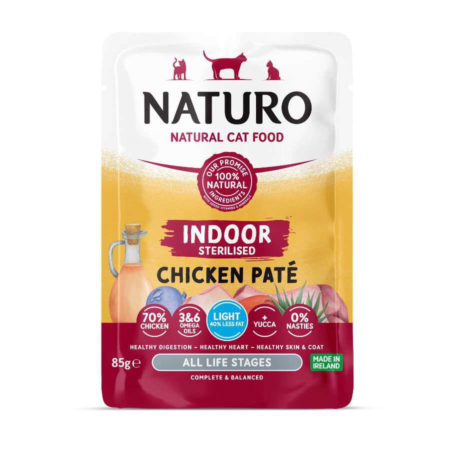 Naturo Pate de Pollo Esterilizado para gatos