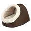 Trixie Timur Cama Cueva Marr&oacute;n con Beige para perros y gatos, , large indicador imagen numero 1