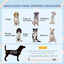 PawHut Caseta para Perros 75x88x82 cm Casa para Perros Medianos con Techo de Tejas de Imitación Base Elevada y Suelo Desmontable para Exterior Gris, , large indicador imagen numero 4