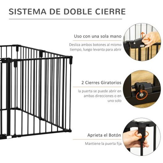 PawHut Parque Plegable Acero para perros | Tiendanimal