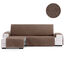 Vipalia Protector Cubre Sofá Chaise Izquierdo 240 Color Marrón Modelo Brisa, , large indicador imagen numero 2