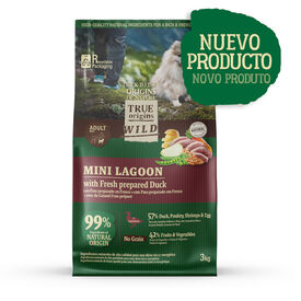 True Origins Wild Mini Lagoon Pato pienso para perros