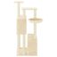 vidaXL Rascador para gatos con postes de sisal color crema 122 cm, , large indicador imagen numero 3