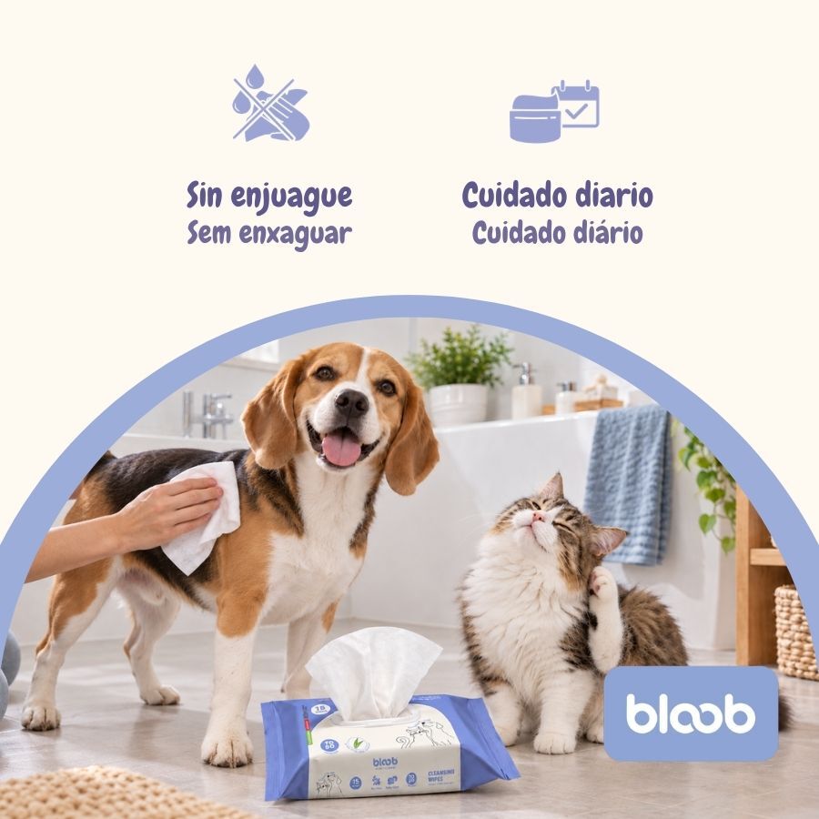 Bloob To Go Toallitas  Limpiadoras  para perros y gatos, , large Imagen numero 3