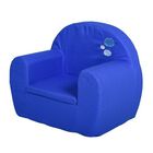 Sillón con cubierta de algodón Homcom color Azul, , large image number null