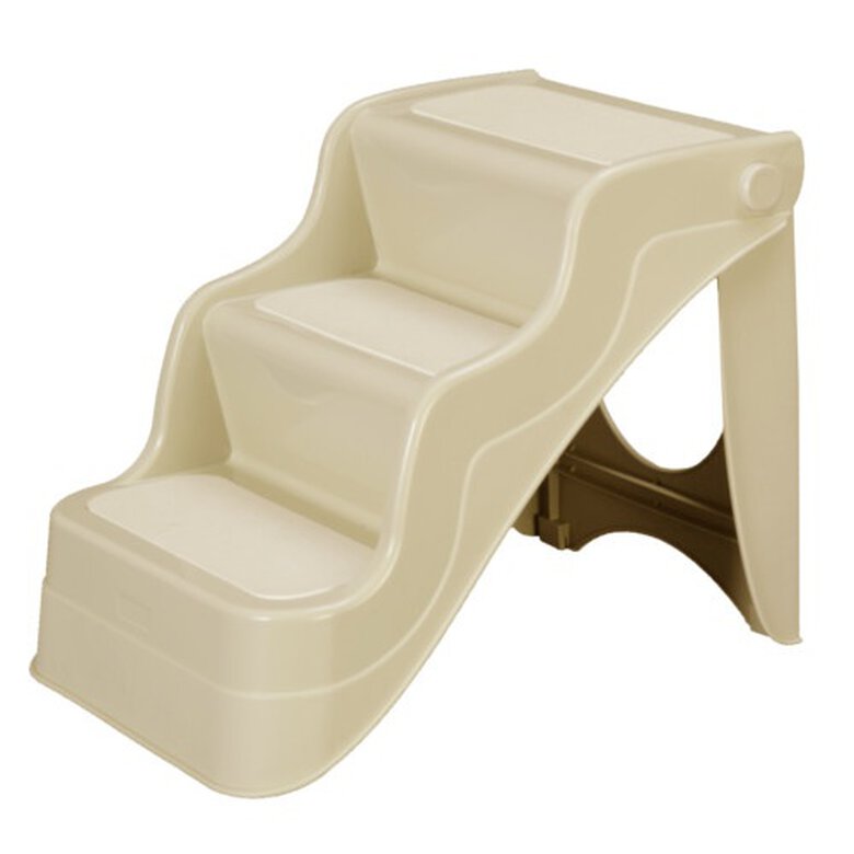 Flamingo escalera plegable beige para perros gatos image number null