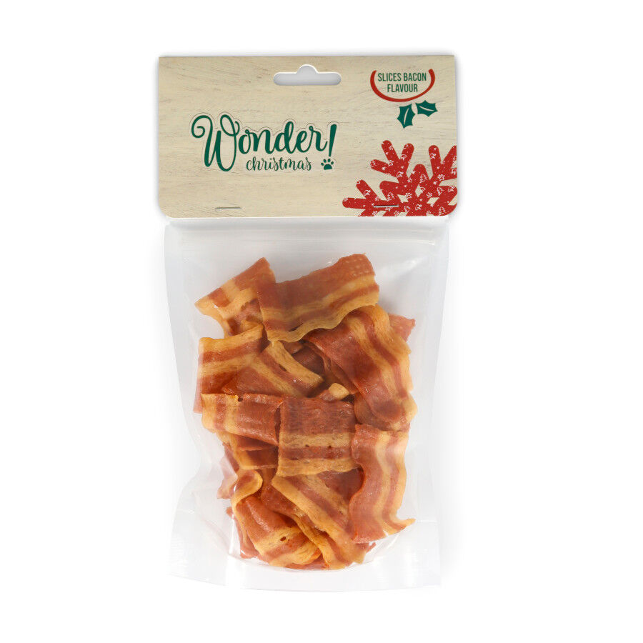 80 g Wonder Christmas Snack de Bacon Navide&ntilde;o para perros, , large Imagen numero 3