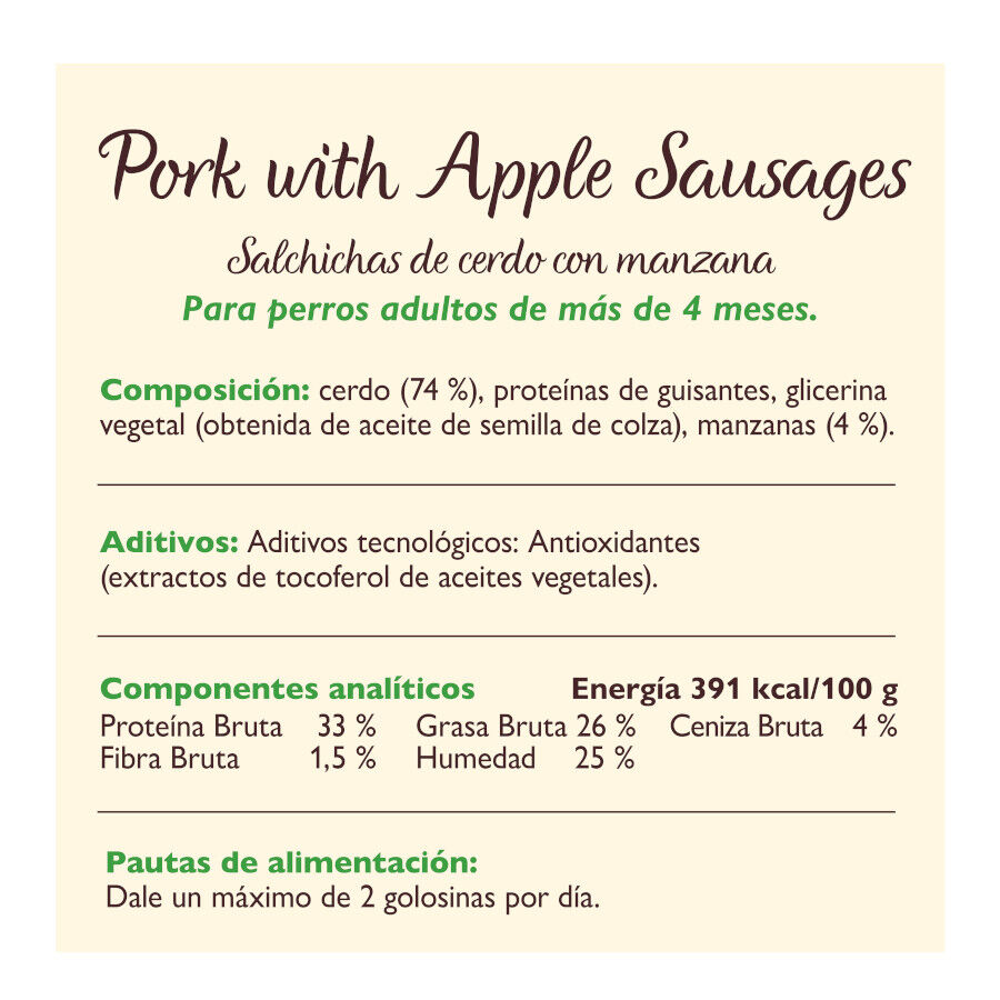 70 g Lily's Kitchen Salchichas Cerdo para perros, , large Imagen numero 3