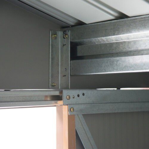 Caseta de jardín Outsunny para almacenaje color Caqui thumbnail