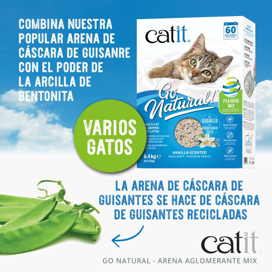 Catit Go Natura! Arena Aglomerante  Vainilla para gatos, , large Imagen numero 2