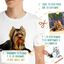 Mascochula camiseta hombre personalizada con tu mascota negra, , large indicador imagen numero 2