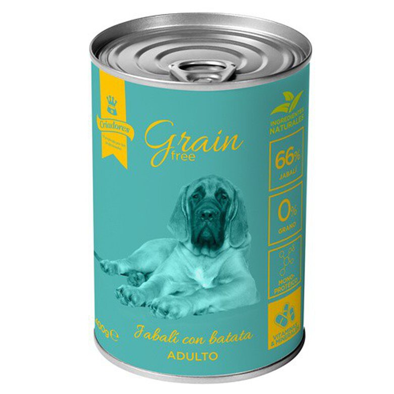 Criadores Adulto Grain Free Jabalí y Batata lata para perros, , large image number null