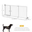PawHut Barrera de Seguridad Extensible para Perros, , large indicador imagen numero 3