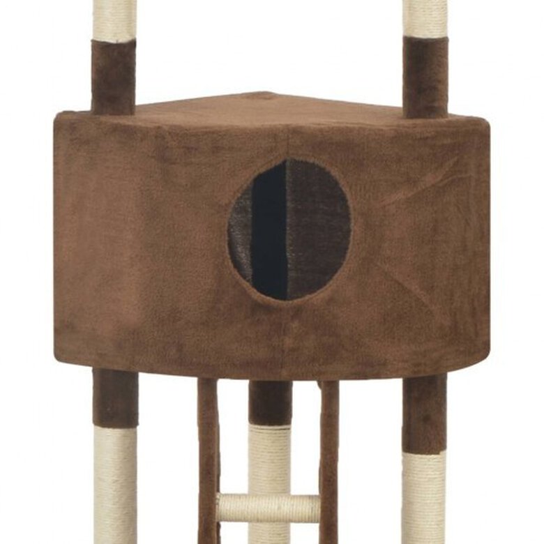 Rascador para gato con poste de sisal color Marrón, , large image number null