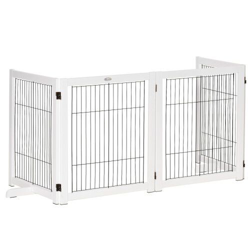 PawHut barrera de seguridad plegable para perros