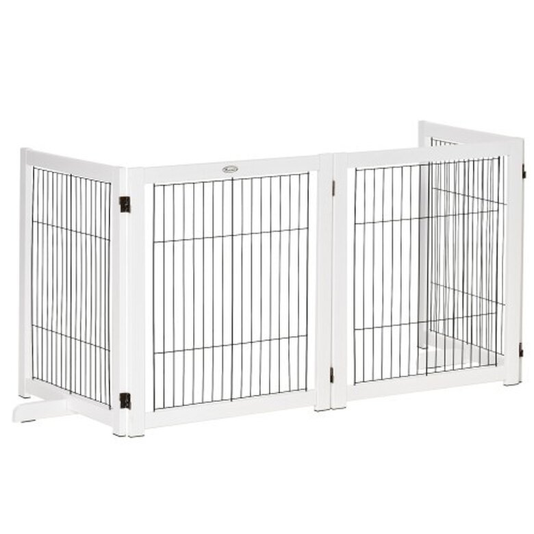 PawHut barrera de seguridad plegable para perros, , large image number null