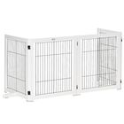 PawHut barrera de seguridad plegable para perros, , large image number null