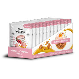 Dibaq Sense Bocaditos en salsa gatito, 12 unidades x 100gr