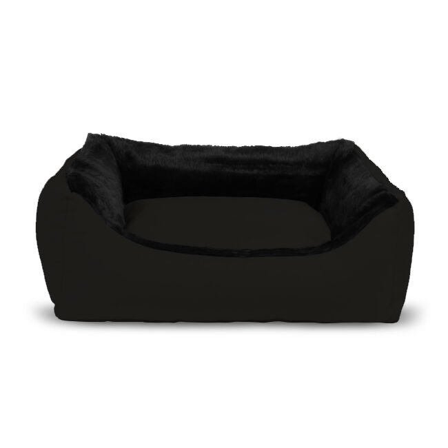 Gauty Cama para Perros y Gatos  Tela Impermeable y pelo - Negro, , large Imagen numero 1