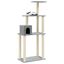 Vidaxl rascador elevado gris claro para gatos, , large indicador imagen numero 3