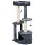 Rascador multi-niveles torre PawHut color Gris y Blanco, , large indicador imagen numero 1