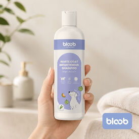 Bloob Champ&uacute; Realzador Mantos Blanco Mel&oacute;n para perros