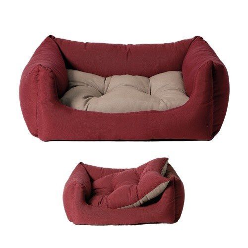 Cuna Confort Loneta para perros color Granate y Beige, , large Imagen numero 2