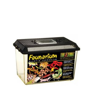 Terrario de plástico para reptiles y anfibios