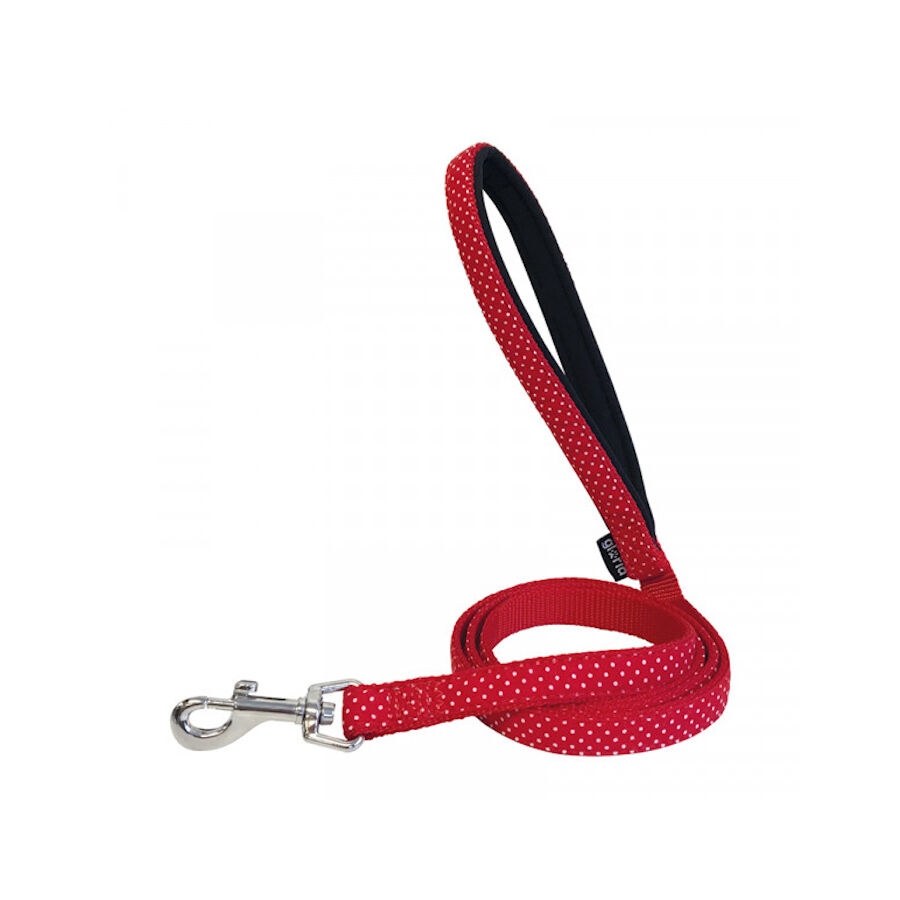 Gloria Puntos Rojo Correa para perros, , large Imagen numero 1