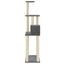 Vidaxl rascador elevado gris oscuro para gatos, , large indicador imagen numero 5