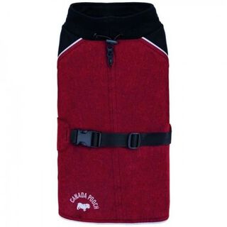  Abrigo Canada Pooch The Expedition para perros color Rojo