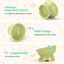 Nobleza - Comedero Cerámica para Gatos, Comedero para Gatos Elevado con Inclinación de 15°, Reducir la Presión del Cuello y Prevenir los Vómitos, Comedero Gato para Gatos y Cachorros, Verde, , large indicador imagen numero 4